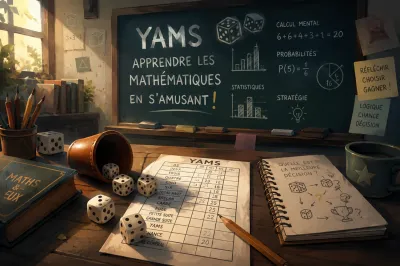Apprendre les mathématiques avec le Yams grâce à un jeu de dés éducatif